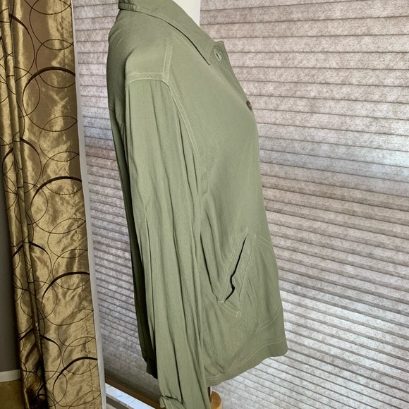 CAROL LITTLE Olive Green Light Jacket - Picture 2 of 4